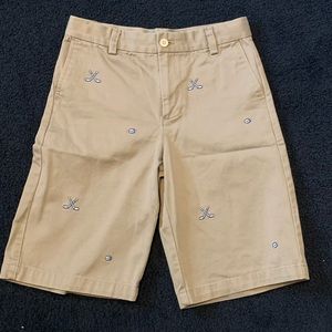 Vineyard vines youth hockey khaki shorts size 14